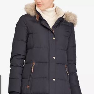 NWOT Ralph Lauren Navy down puffer Coat